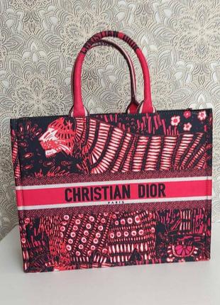 Жіноча сумка шопер с стилі christian dior