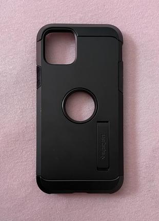 Противоударный чехол spigen для iphone 11 pro touch armor black7 фото