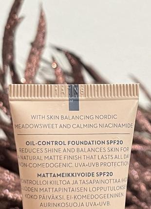 Оригінал lumene matte oil-control foundation матувальна тональна основа 0,5 light...