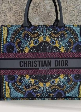 Женская сумка шоппер с стиле christian dior
