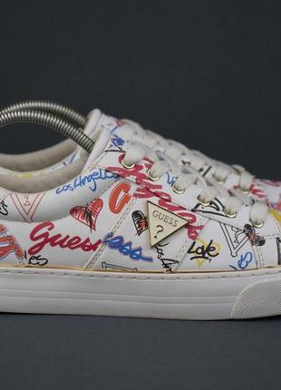 Guess gaia graffiti кроссовки женские брендовые. оригинал. 39 р./25 см.