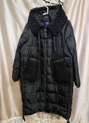 Жіноче зимове пальто michele з плащової тканини, великого розміру.