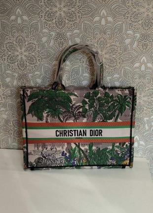 Женская сумка шоппер с стиле christian dior