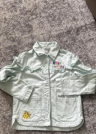 Джинсова куртка ветровка