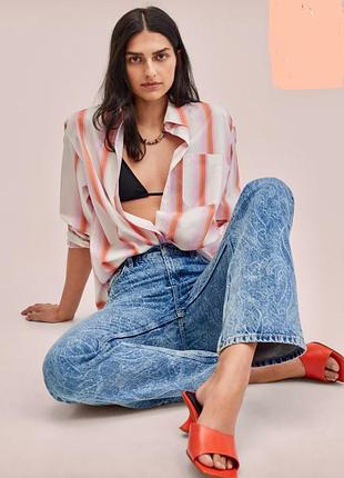 Джинсы mango 38 размер paisley принт