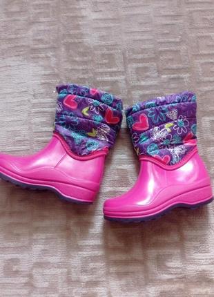 Теплі ризинові чоботи