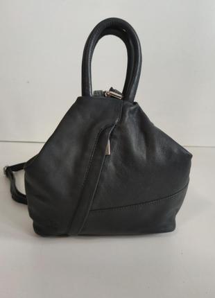 Шкіряна сумка рюкзак lakeland