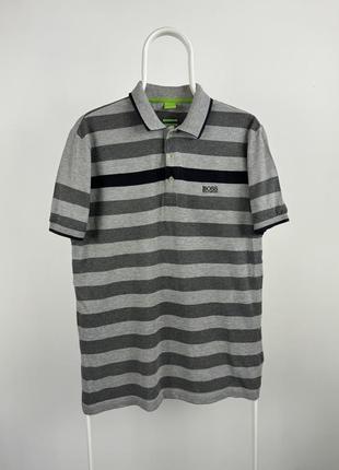 Поло в полоску hugo boss