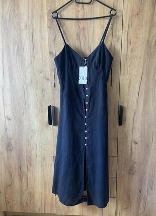 Лляна сукня zara