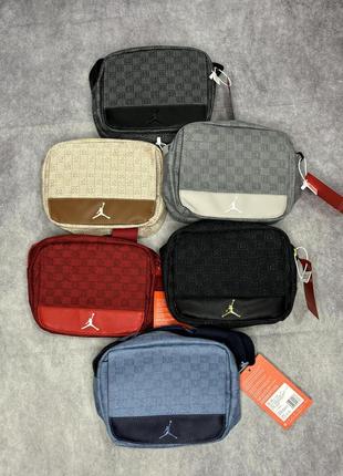 Сумка jordan monogram, nike, найк, джордан crossbody bag-gym