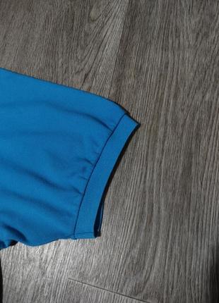 Мужское поло / lacoste / синяя футболка / мужская одежда / чоловічий одяг /4 фото