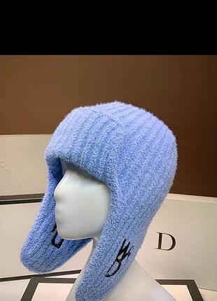 Шапка вушка зимова