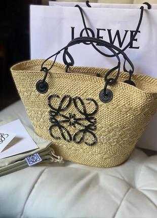 Сумка в стилі loewe anagram basket