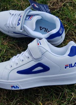 Р. 32, 33, 35 кроссовок fila 9007-5 white-navy