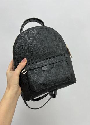 Жіночий портфель сумка louis vuitton palm springs backpack total black