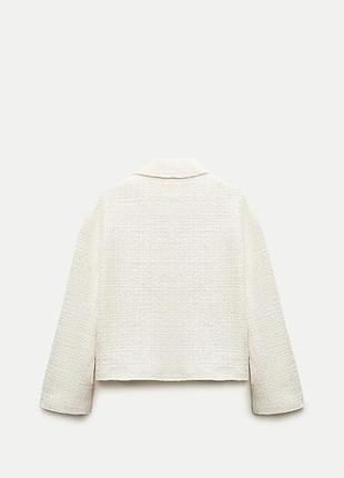 Блейзер zara в стиле шанел