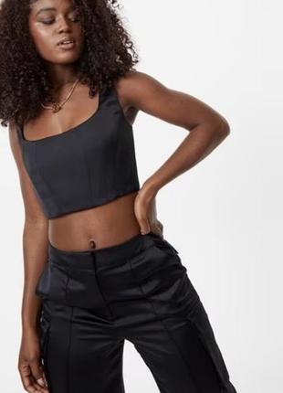 Атласный топ блуза jack wills