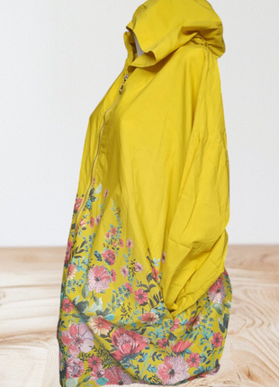 Італійська котонова подовжена вітровка оверсайз