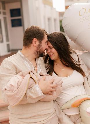 Конверт на виписку з потовщеного мусліну