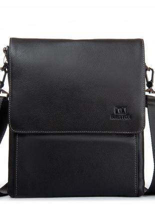 Сумка шкіряна чоловіча планшет bretton 5190-3 black