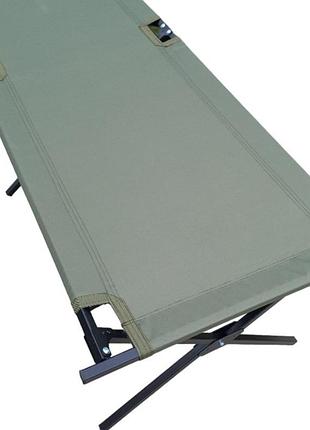 Розкладачка типу нато надміцна. розмір 1960*65*47 (дшв) розкладушка посиленої...