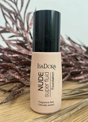 Оригінал тональний крем основа isadora nude super fluid foundation 18 nude honey