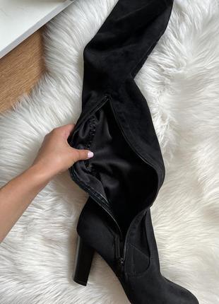 Шикарні ботфорти високі сапоги сапожки чоботи чулки демі осінь