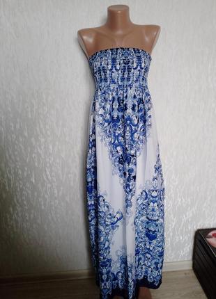Фирменное красивое платье -сарафан 👗3 фото