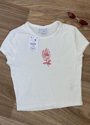 Футболка с м bershka