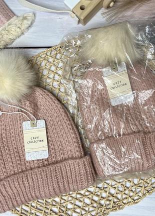 Зимние женские шапки forever21