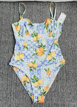 Новый цельный купальник primark