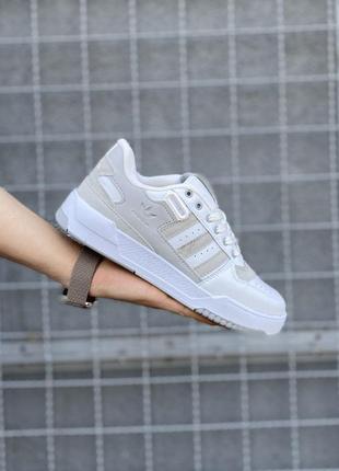 Мужские кроссовки adidas forum white & gray