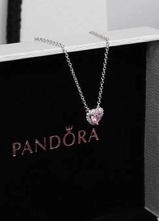 Pandora підвіска рожевим ореолом