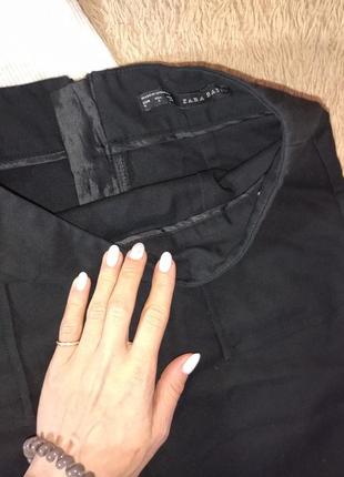 Черная классическая юбка zara6 фото