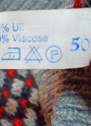 Плечи 50 см vintage norway свитер 60% ull 40% viscose size 50