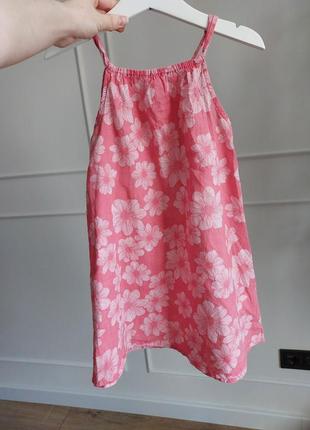 Сарафан в квітковий принт бавовняний сарафан в цветочный принт хлопковый