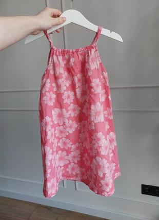 Сукня в квітковий принт бавовняна платье в цветочный принт хлопковое