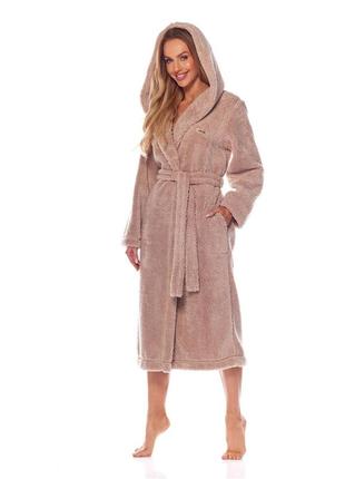 Халат женский теплый l&l 2205 brandi long