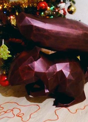 Paperkhan декор интерьера фигура пазл белка мышь крыса паперкрафт papercraft набор для творчества игрушка