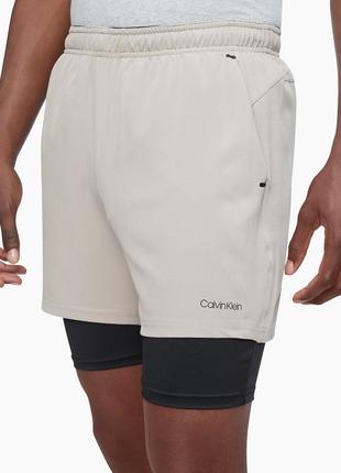 Шорти 2 в 1 для спорту calvin klein