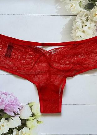 Красные трусики серии very sexy strappy lace thong panty