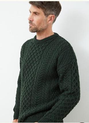 Светр 100% вовна aran crafts