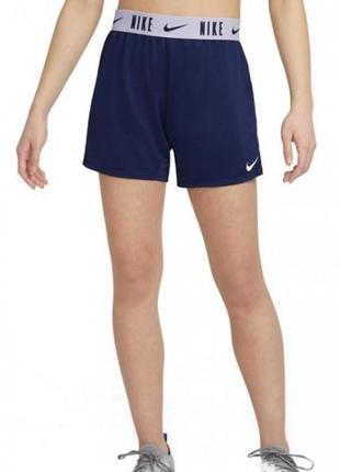 Синие спортивные детские шорты nike