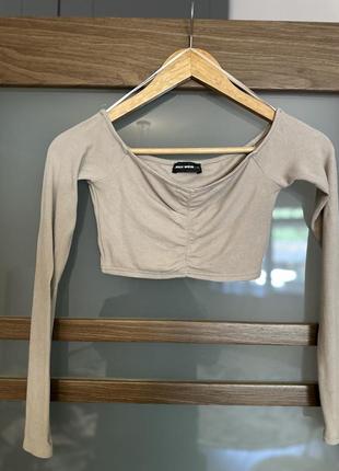 Топ з довгим рукавом