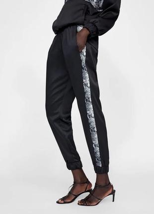 Стильні трендові спортивні штани джогери брюки з кишенями zara турція