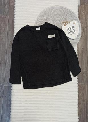 М'який тепленький лонгслів з начосом zara 4-5 років