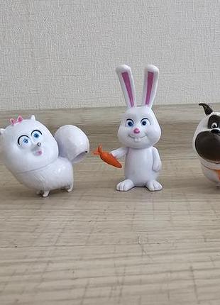 Фігурки тварин з фільму secret life of pets
