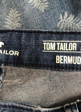 Запредельно стильные шорты в стиле бермуда от немецкого бренда tom taylor, размер 30 (m-l)4 фото