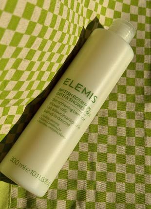Молочко для ванни та душу англійський сад elemis british botanical bath & shower milk