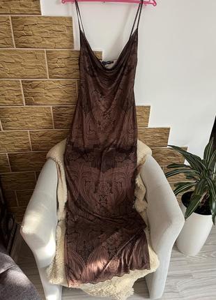 Прозрачное платье из боди